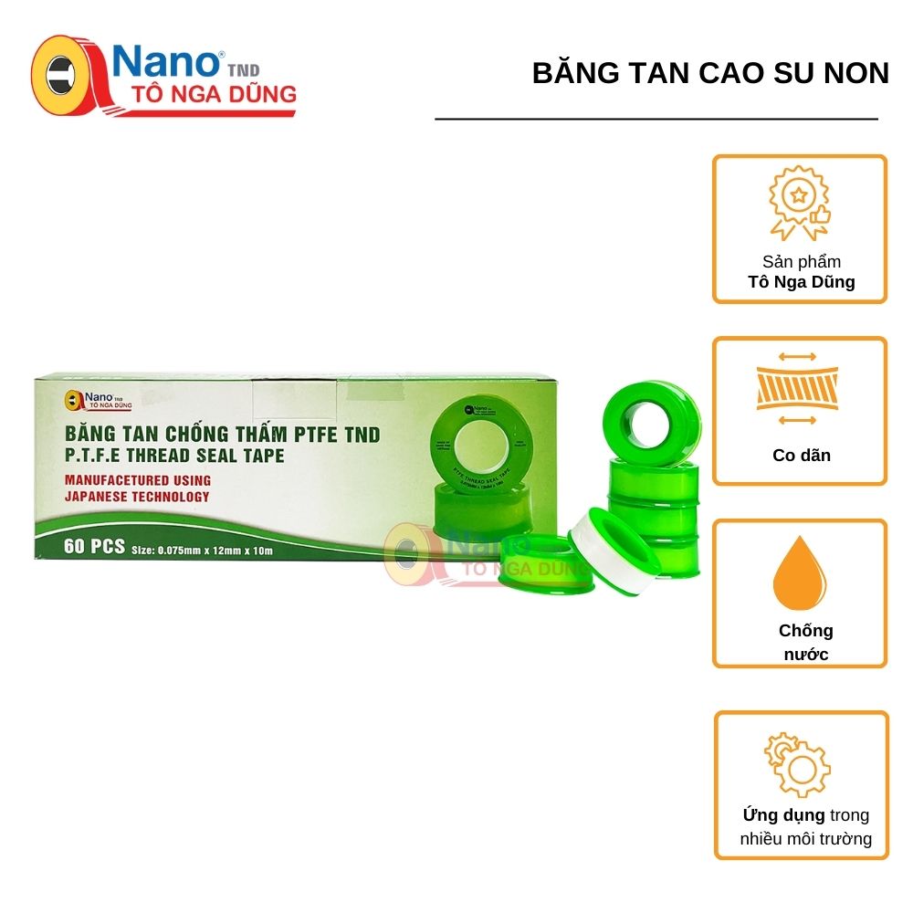 Băng tan cao su non Tô Nga Dũng