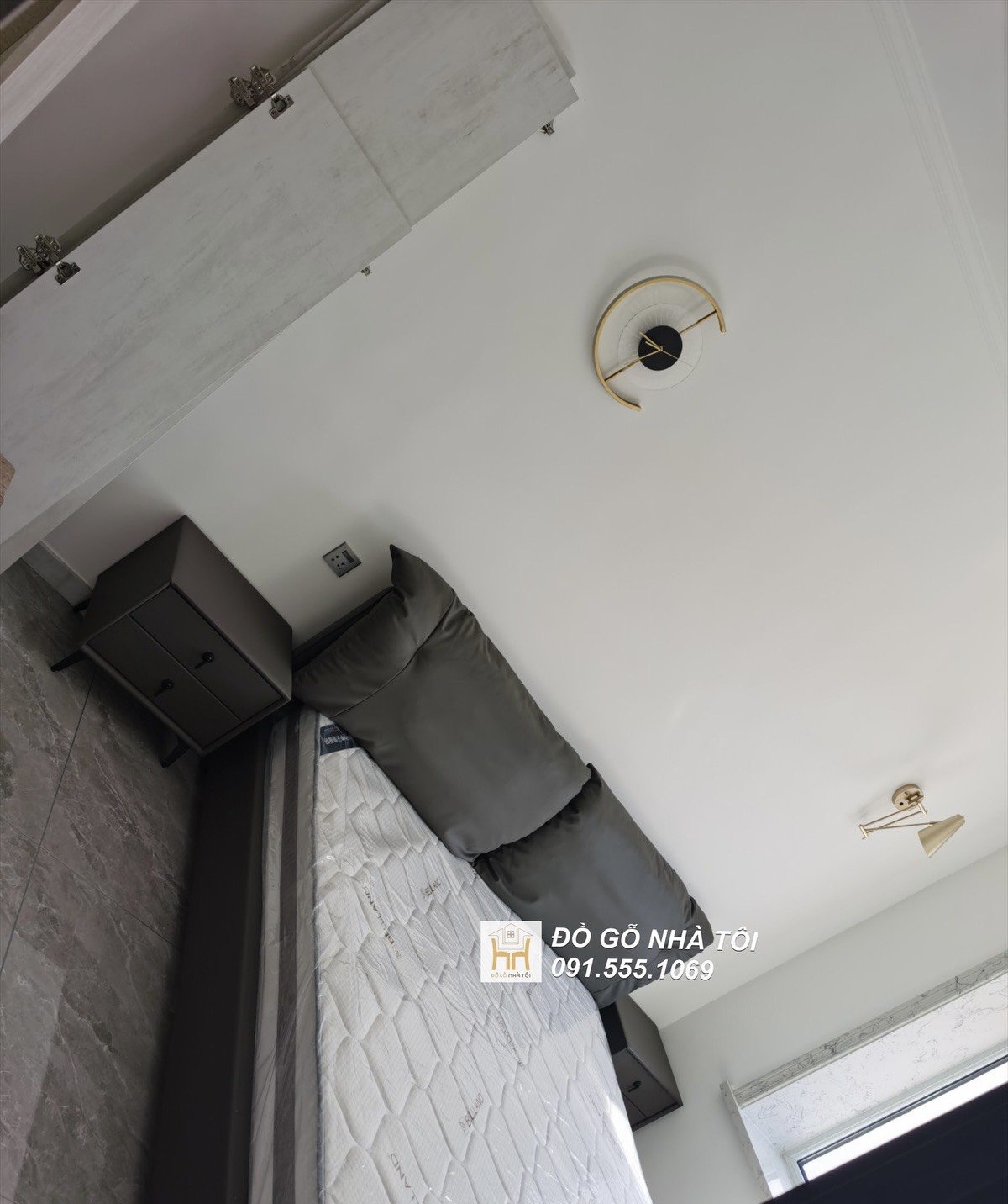 Mẫu Giường Ngủ Bọc Nệm Hiện Đại Đẹp Nhất - GNB02