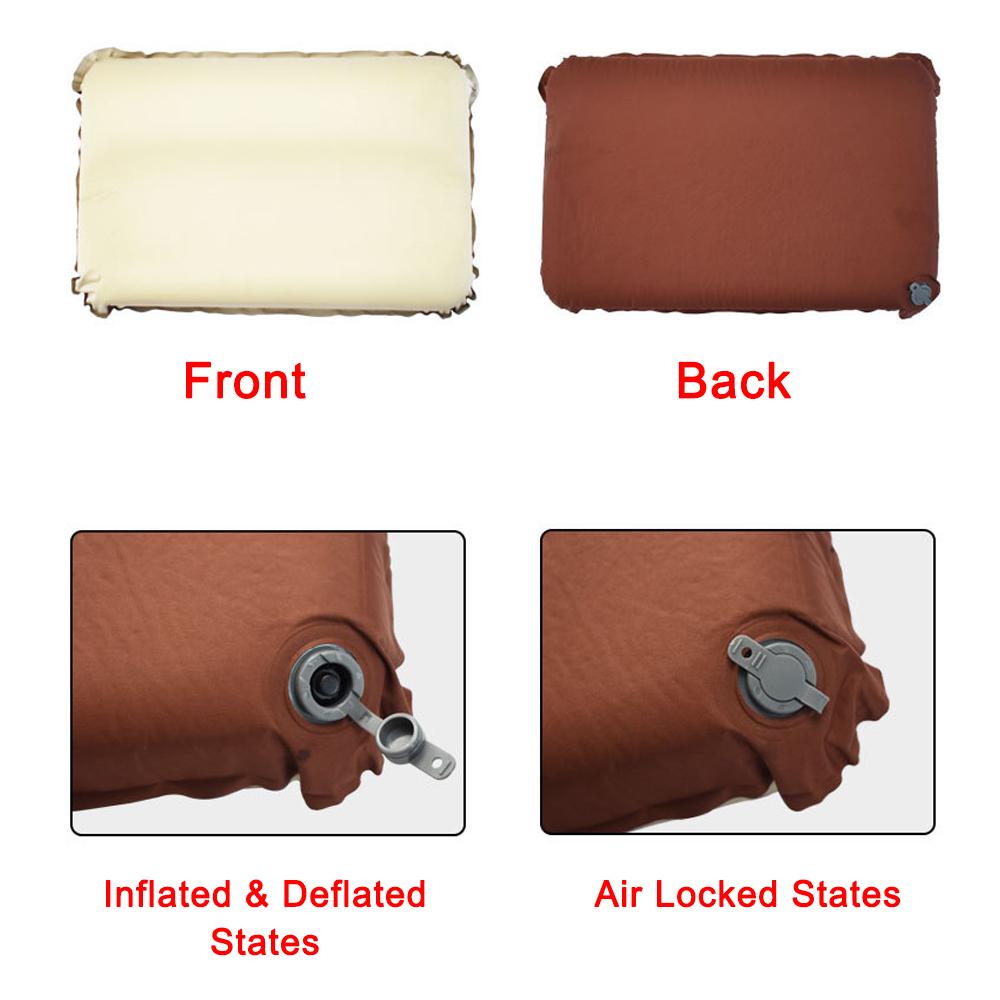 Gối Hơi Di Động Thổi Hơi Tự Động