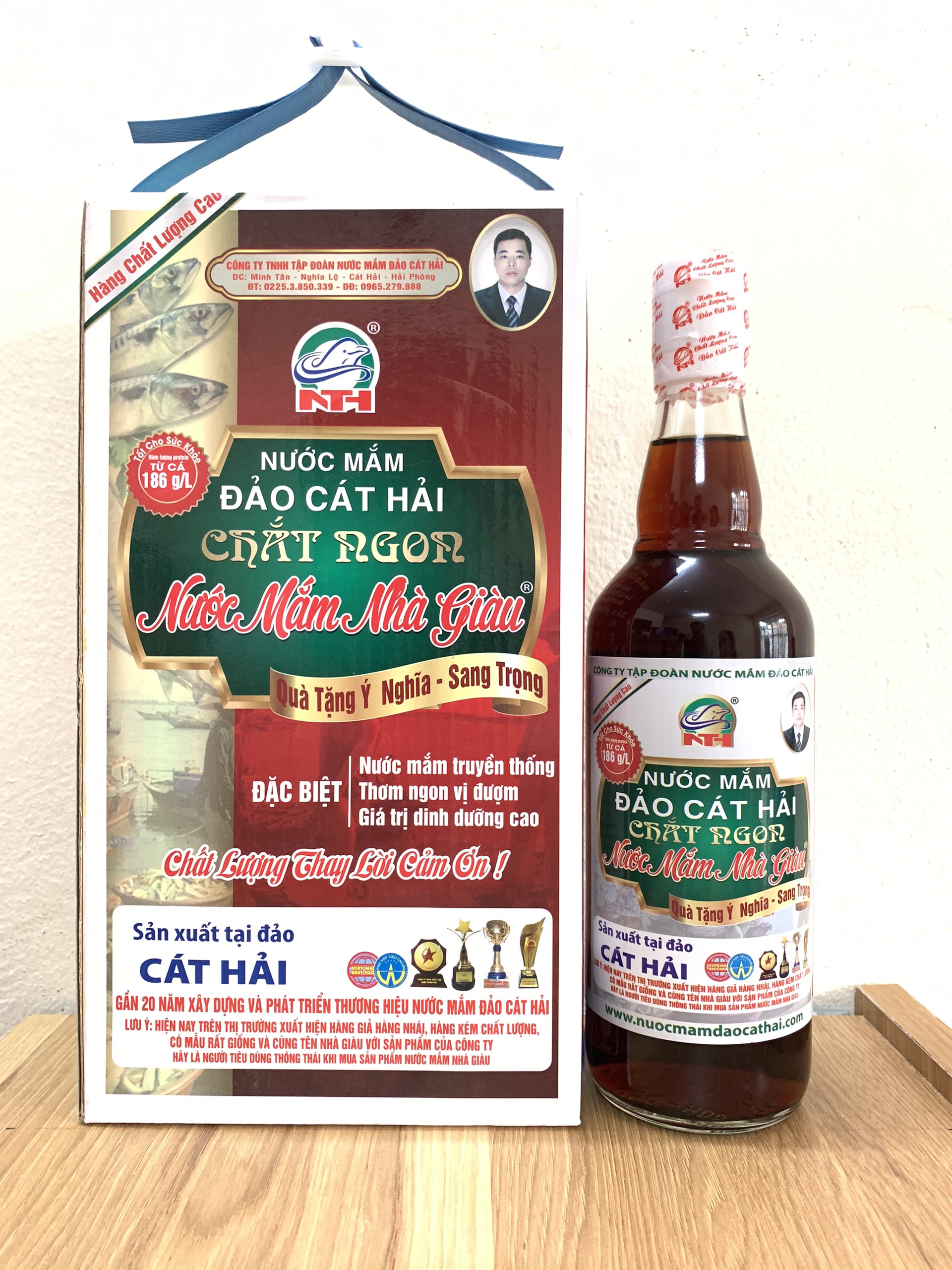 Nước mắm Chắt ngon Nhà Giàu độ đạm cao ,dung tích 500ml/chai