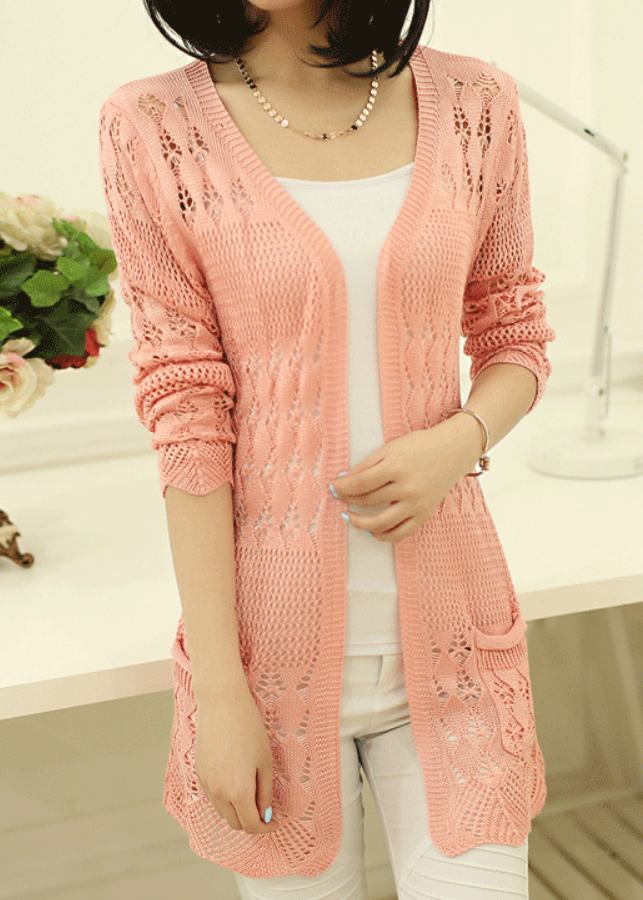 Áo Len Nữ Cardigan Kiểu Dài Thời Trang Xinh ALD01 MayHomes