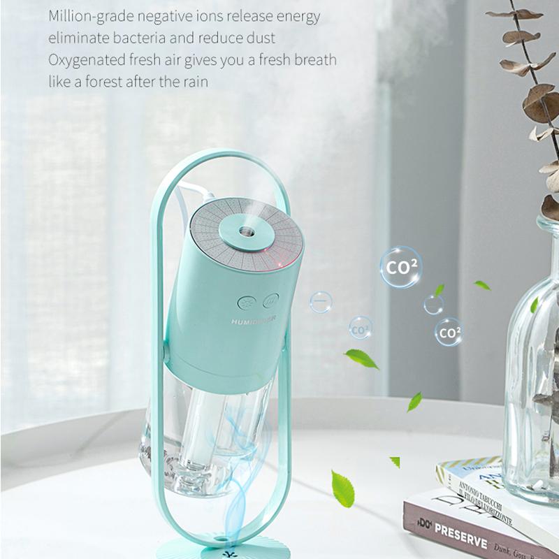 200Ml Magic Bóng Không Dây Máy Phun Sương Tạo Độ Ẩm Siêu Âm Thanh USB Không Khí Ẩm Máy Tạo Độ Ẩm Phun Sương Làm Với Pin Mini Văn Phòng Máy Lọc Không Khí