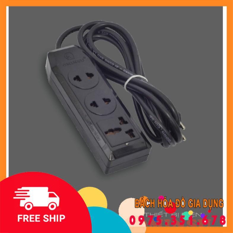 Ổ cắm điện có dây 1 cửa đa năng 2 cửa đơn 3A3 2000w