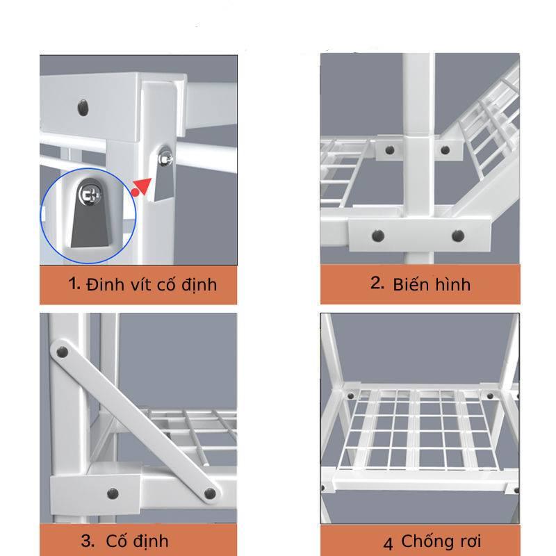 Tủ vải biến hình, tủ đựng quần áo khung thép cacbon sơn tĩnh điện cao cấp 1m7 nhập khẩu bảo hành 24 tháng