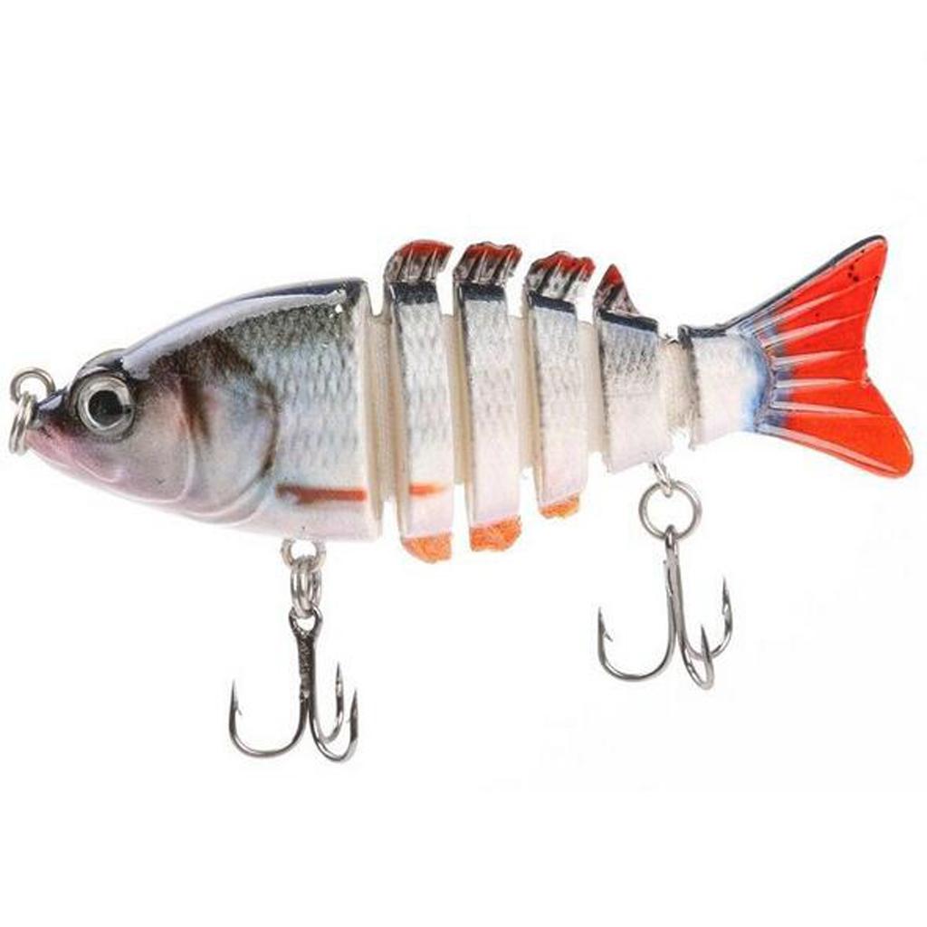 3.5inch Fishing Lure Multi Jointed  Swimbait Life Like Sinking Bass Bait
