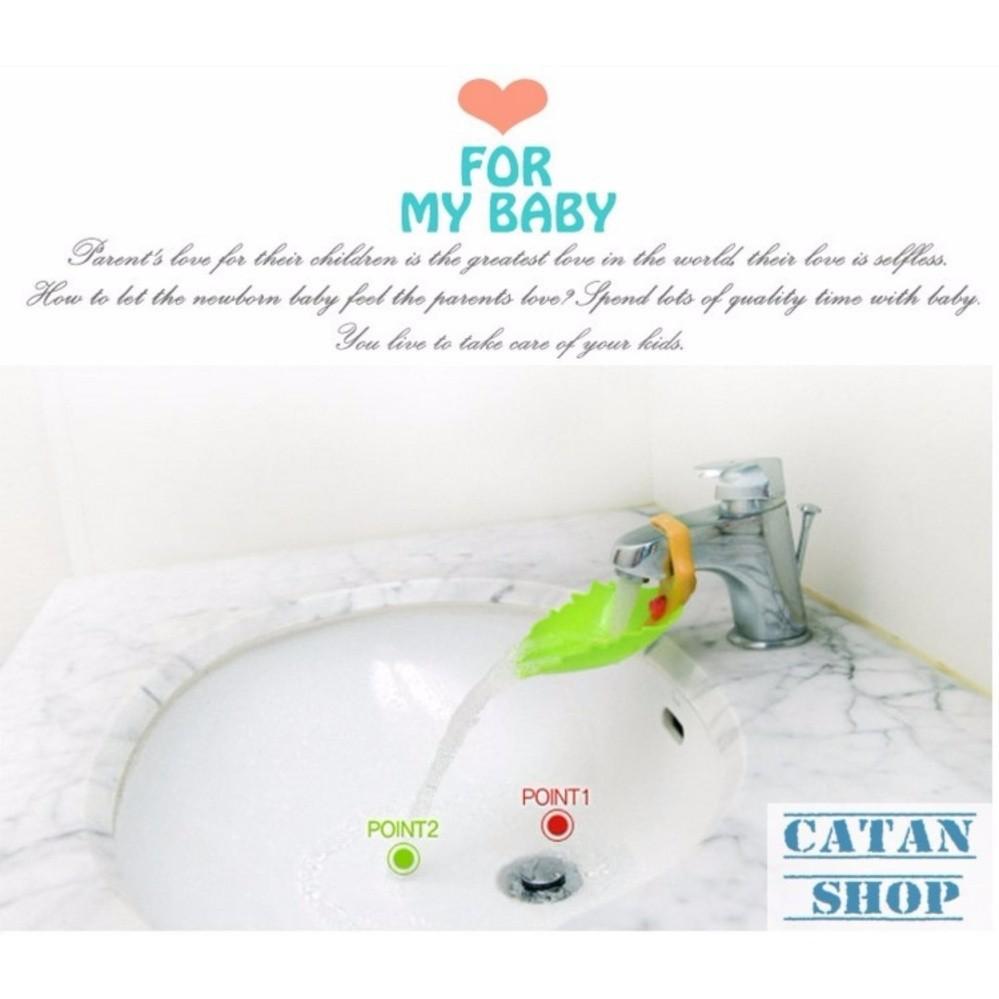 Vòi nước trang trí gắn lavabo nối dài vòi giúp bé rửa tay dễ dàng BB13-VNL