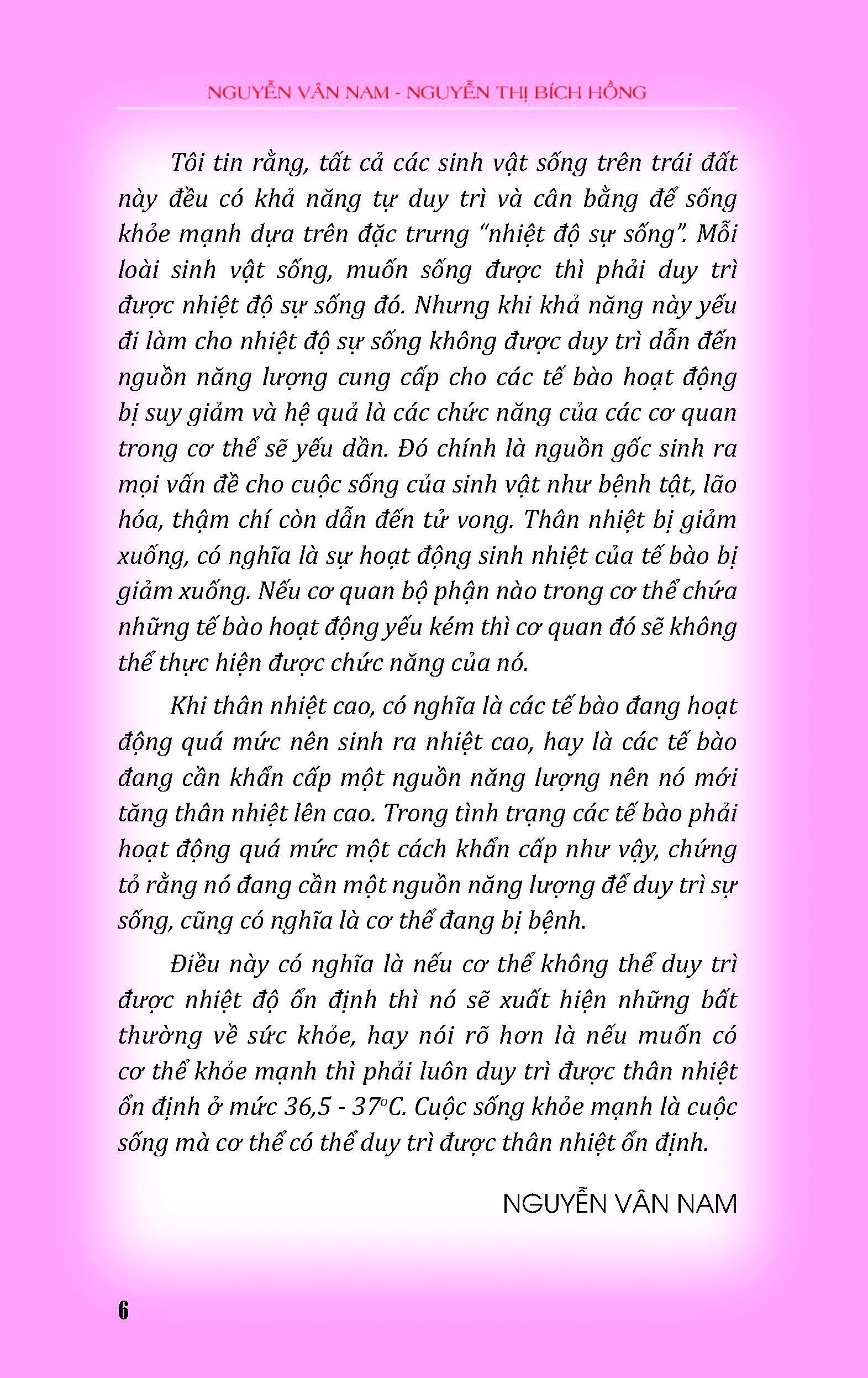 Thân Nhiệt Quyết Định Sinh Lão Bệnh Tử + Thân Nhiệt Năng Lượng Cốt Yếu Của Sự Sống