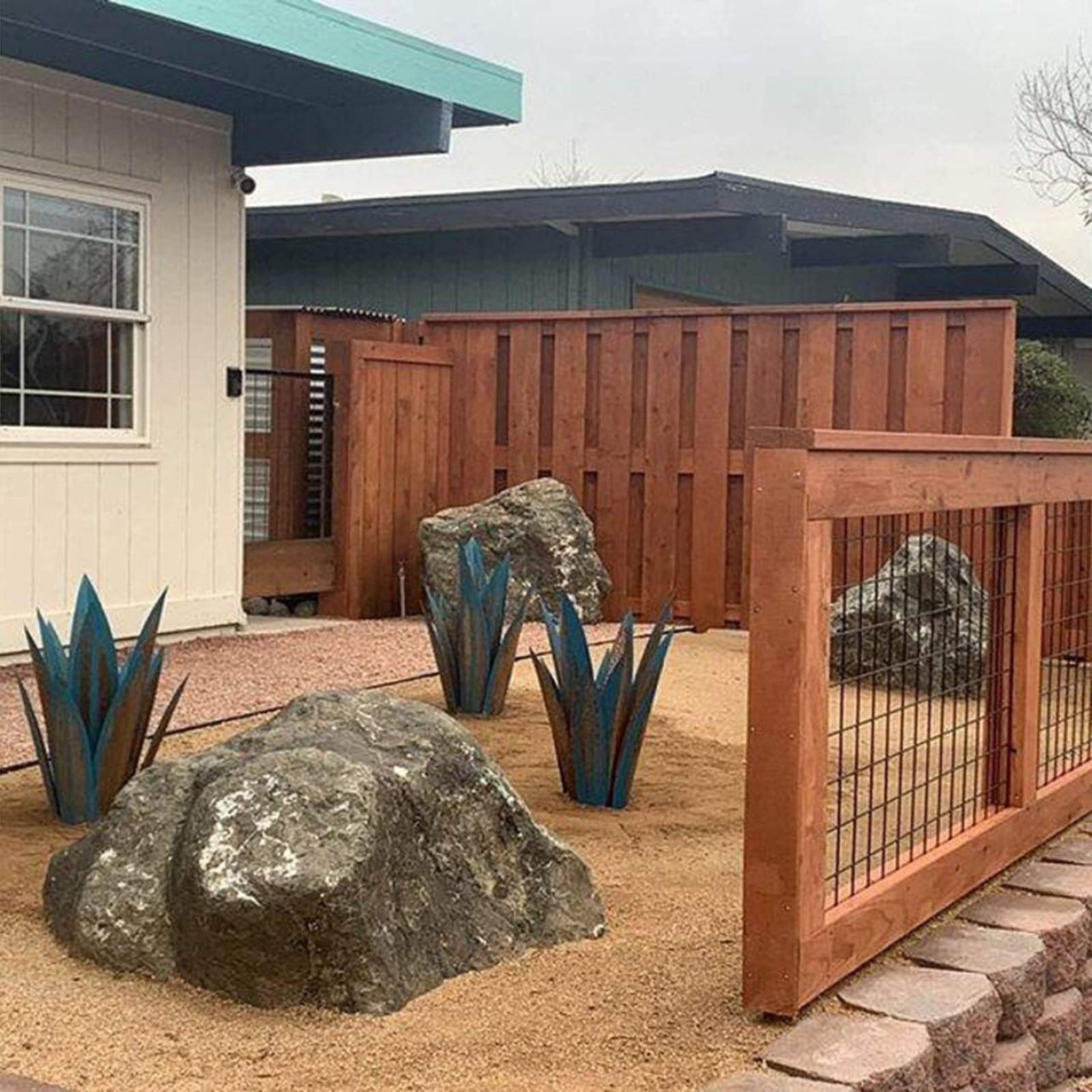 Bộ Trang Trí Cây Thùa Tự Làm 9 Lá Kim Loại Diy