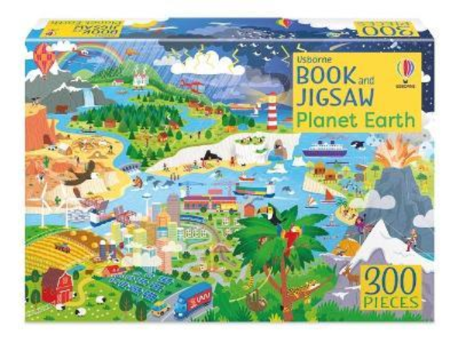 Trò chơi tiếng Anh: Book and Jigsaw - Planet Earth