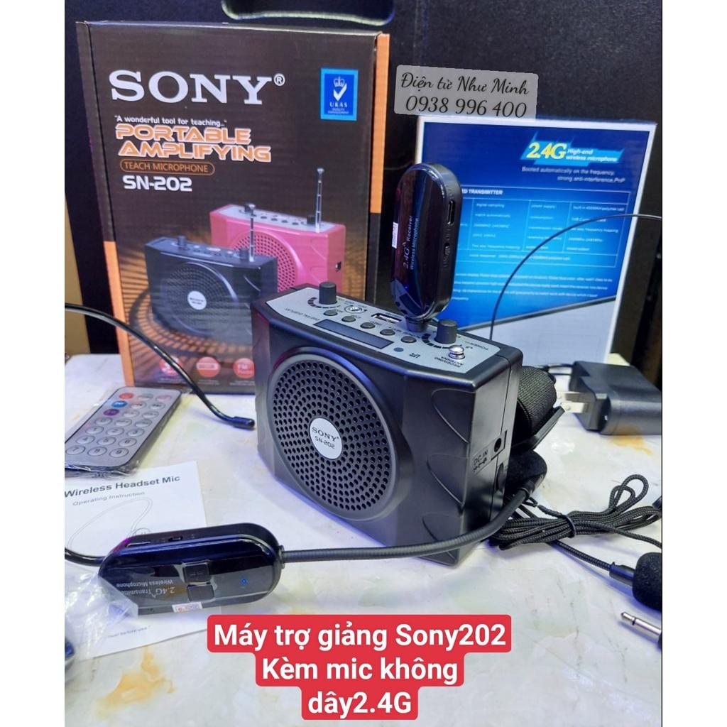 Máy trợ giảng không dây SonSN-202 + Mic 2.4G UHF Wireless Sóng xa