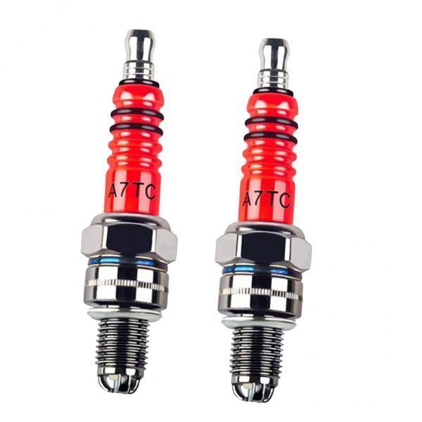 2x2x A7TC Motorcycle Spark Plug for 50cc 70cc 90cc 110cc 125cc ATV
