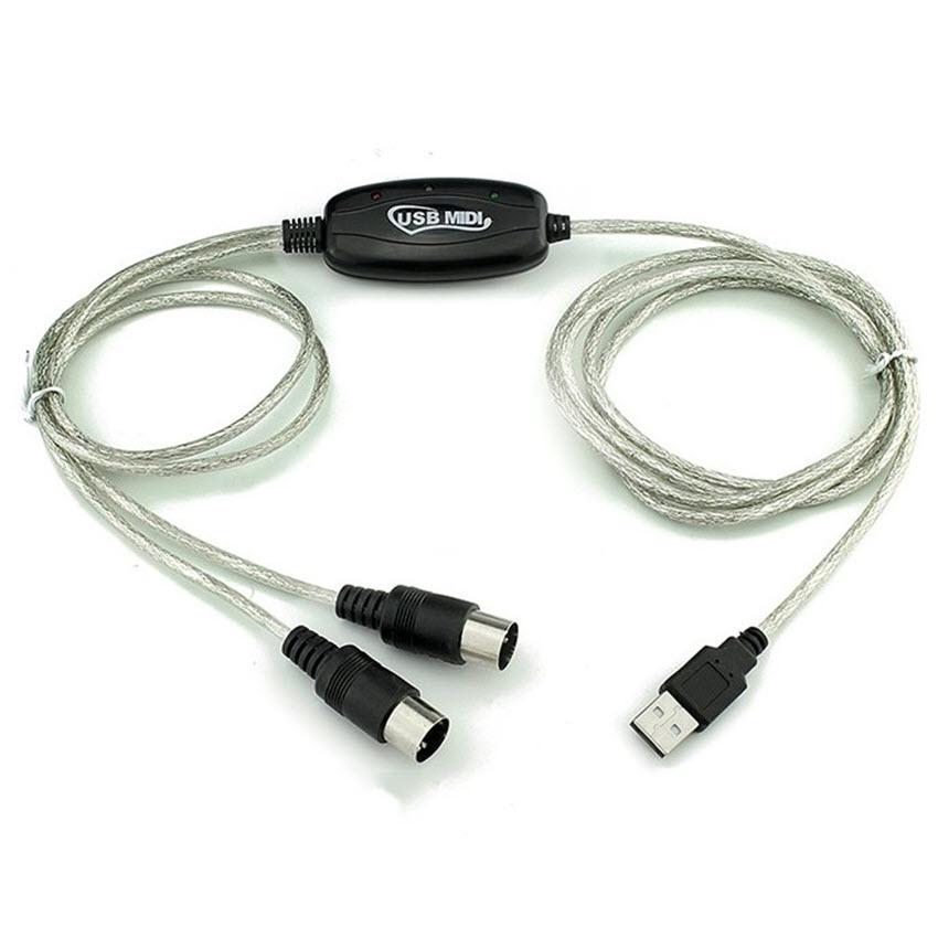 Cáp Midi to USB cho đàn Organ kết nối Máy tính