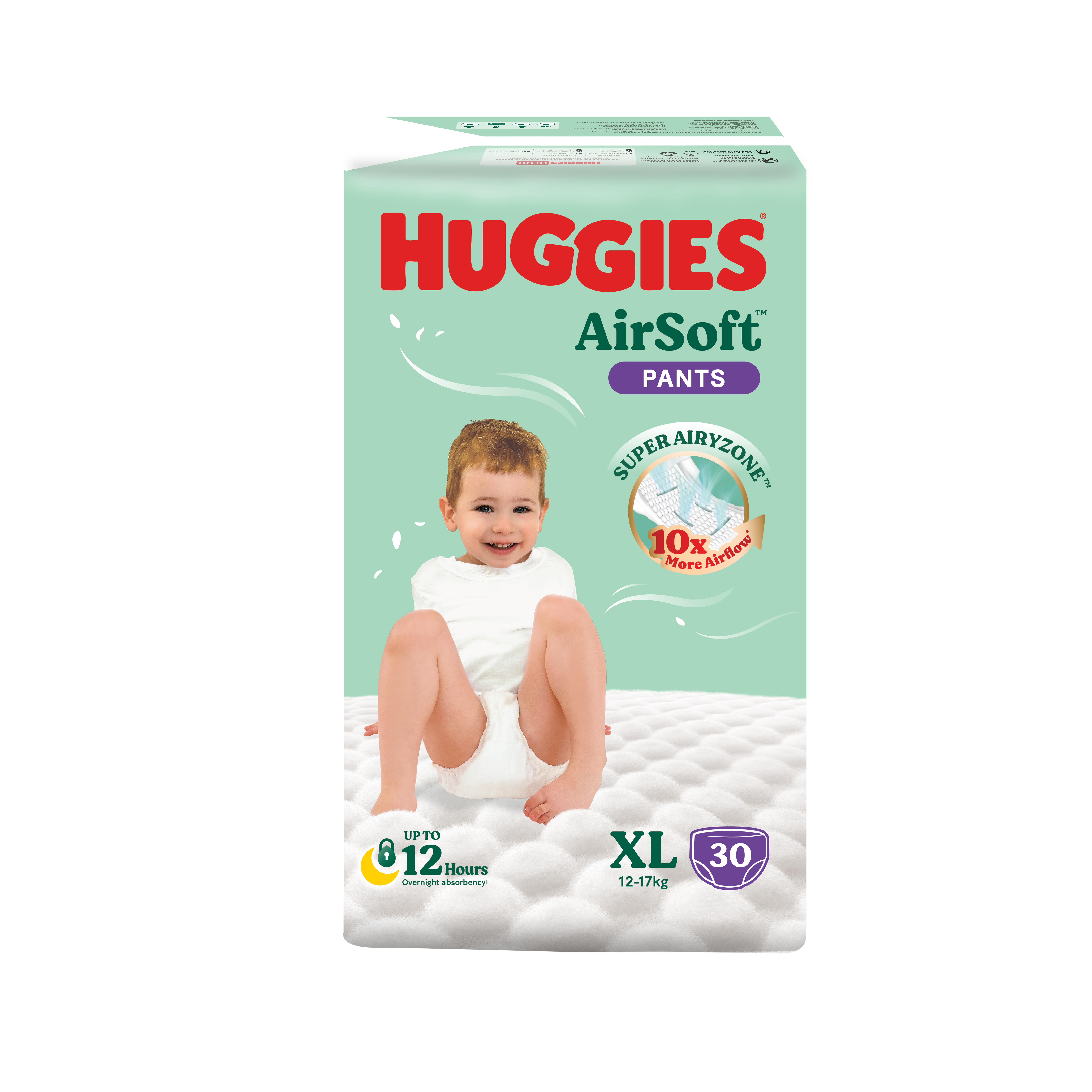 Tã quần Huggies Airsoft size XL gói 30 miếng