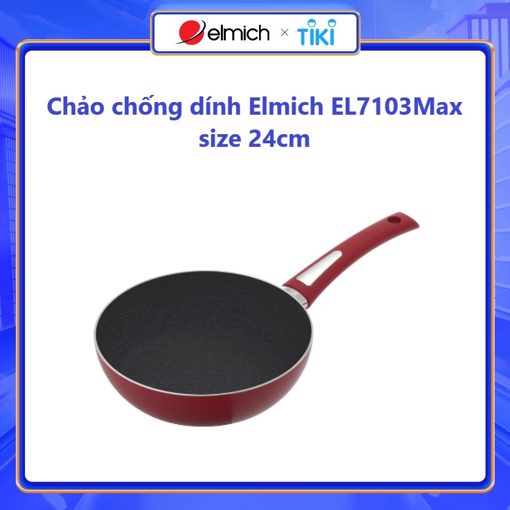 Chảo chống dính Elmich EL7103Max size 24cm