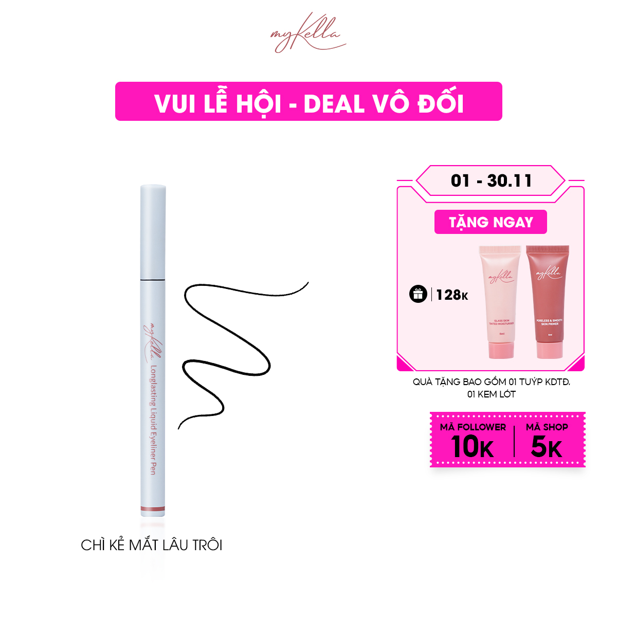 Kẻ Viền Mắt Nước myKella Lâu Trôi
