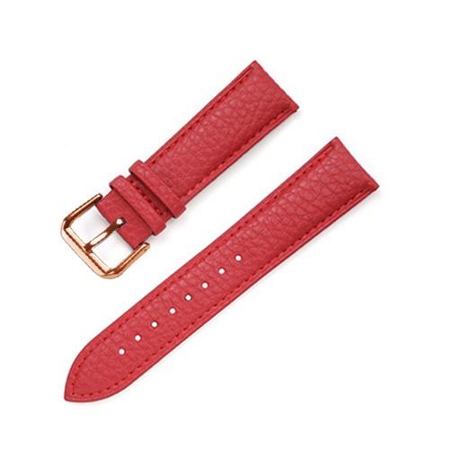 Dây đồng hồ da bê mềm họa tiết da trâu BO-29 KHÓA CÀI chống thấm nước 12 14 16 18 20 22mm