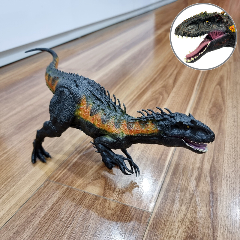 Mô Hình Đồ Chơi Khủng Long Indoraptor Rex Đặc Biệt. Miệng Có Khớp Cử Động Được. Sản phẩm đúc nguyên khối