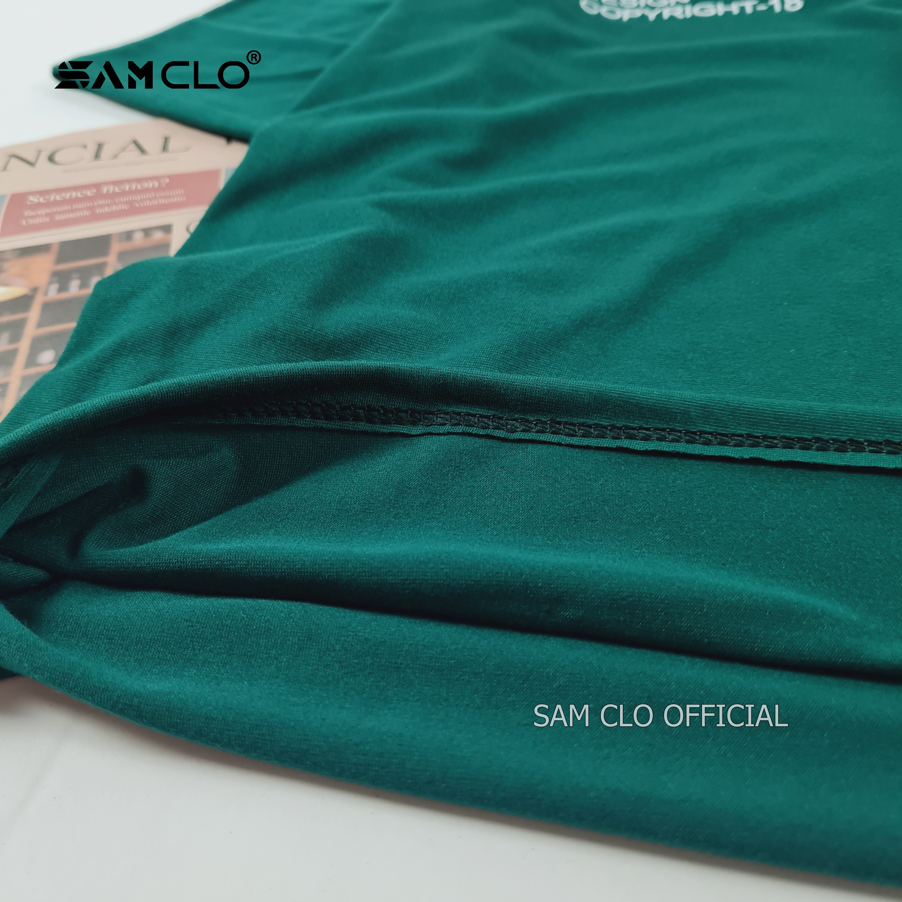 Áo phông form rộng thun tay lỡ nam nữ SAM CLO freesize dáng Unisex - mặc cặp, nhóm, lớp in STUDIO 18