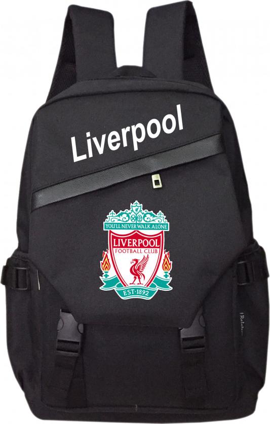 Balo thời trang TROY TR001-LV phối nắp in logo câu lạc bộ Liverpool