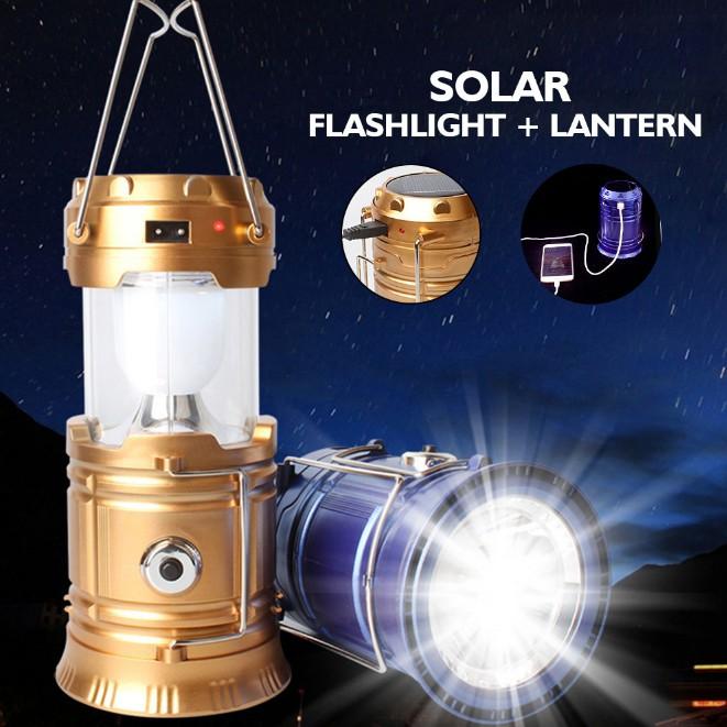ĐÈN PIN SẠC ĐIỆN 5800 ĐA NĂNG 2 IN 1 RÂT TIỆN DỤNG - đèn pin siêu sáng - đèn pin mini - den pin cam tay - đèn bão - đèn cắm trại dã ngoại