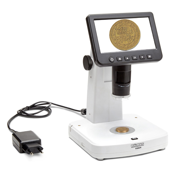 Kính hiển vi điện tử nhỏ gọn Konus 10x-300x LCD Digital Microscope - Hàng nhập khẩu từ Italia