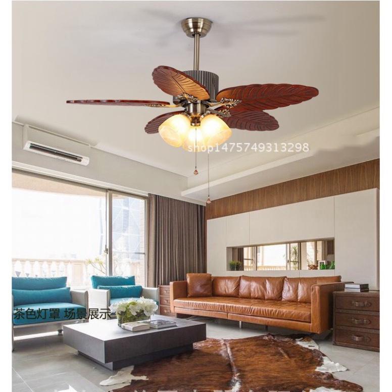 Quạt Trần Cánh Xoè Đẹp 52YY-703M,Tặng Kèm Móc cao su thiên nhiên Treo Quạt, Có hướng dẫn Nhiều vận tốc Quạt