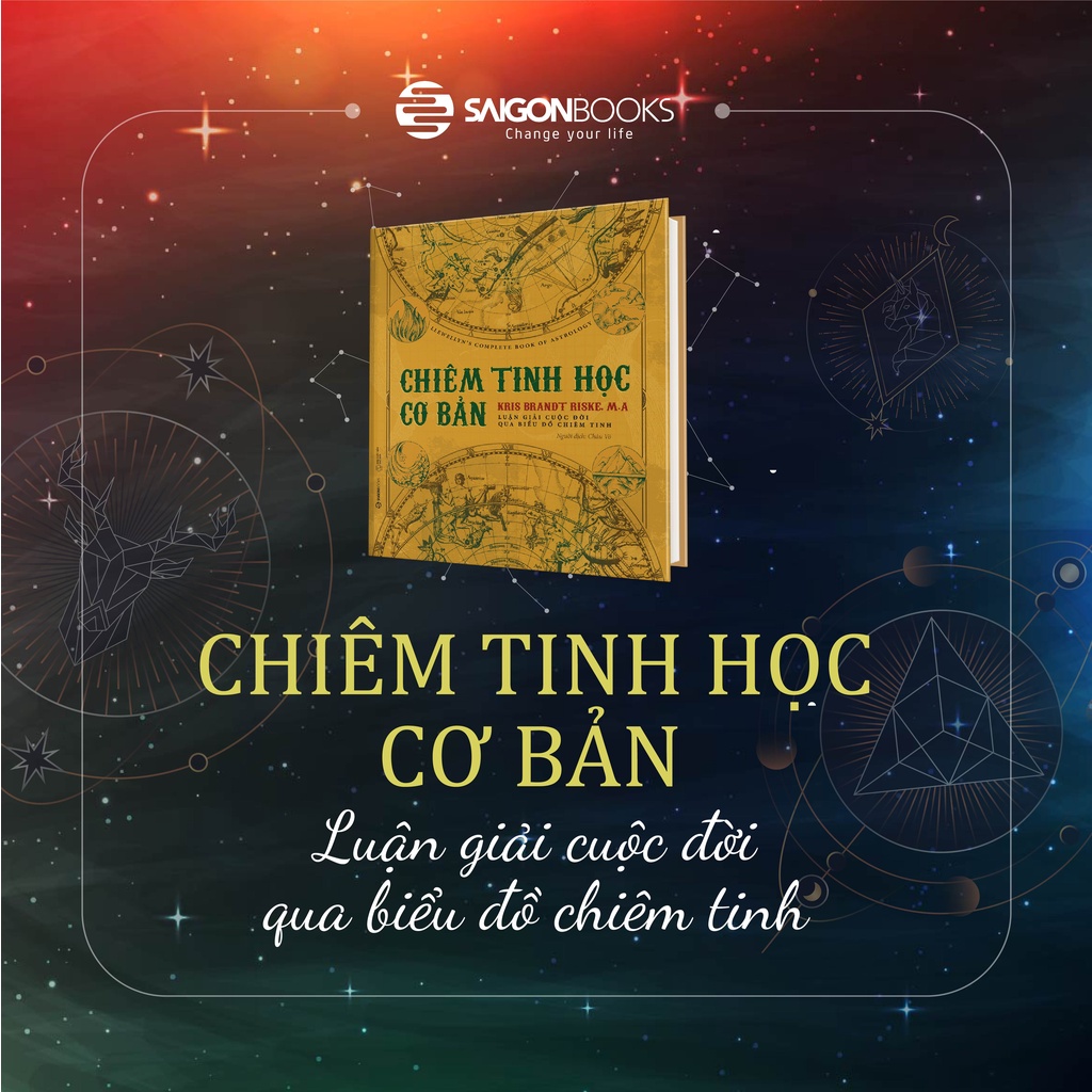 Sách - Chiêm tinh học cơ bản - Tác giả Kris Brandt Riske, M.A SGB