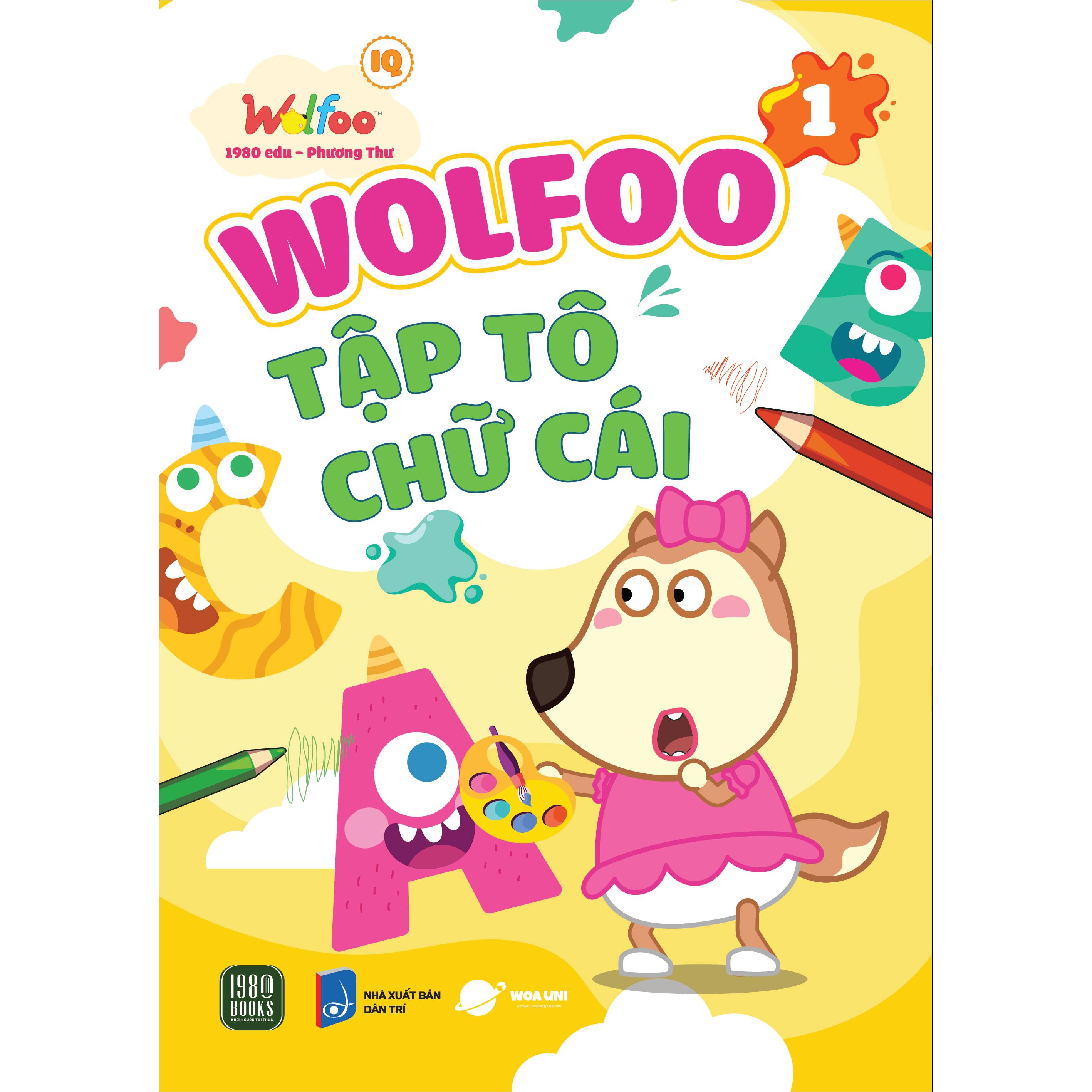WOLFOO Tập Tô Chữ Cái