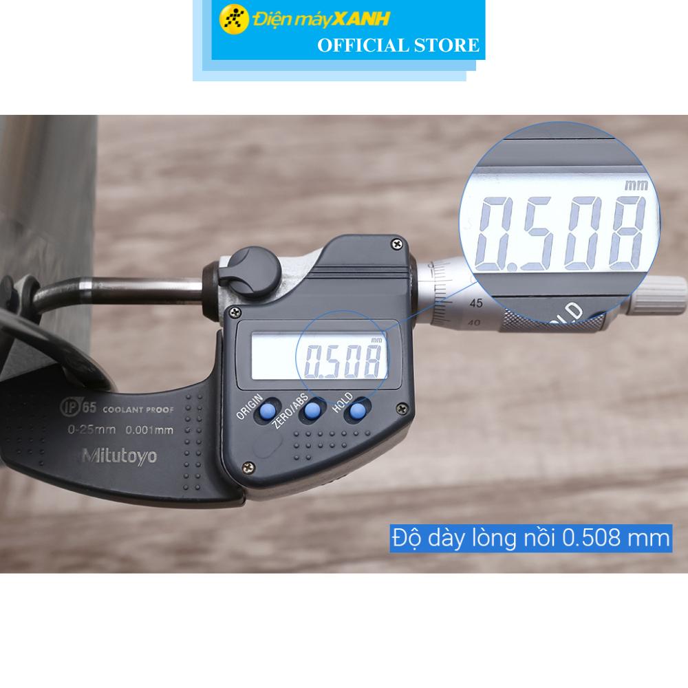 Nồi inox 5 đáy nắp kính 24 cm Fivestar N24-5DG 304 - Hàng Chính Hãng