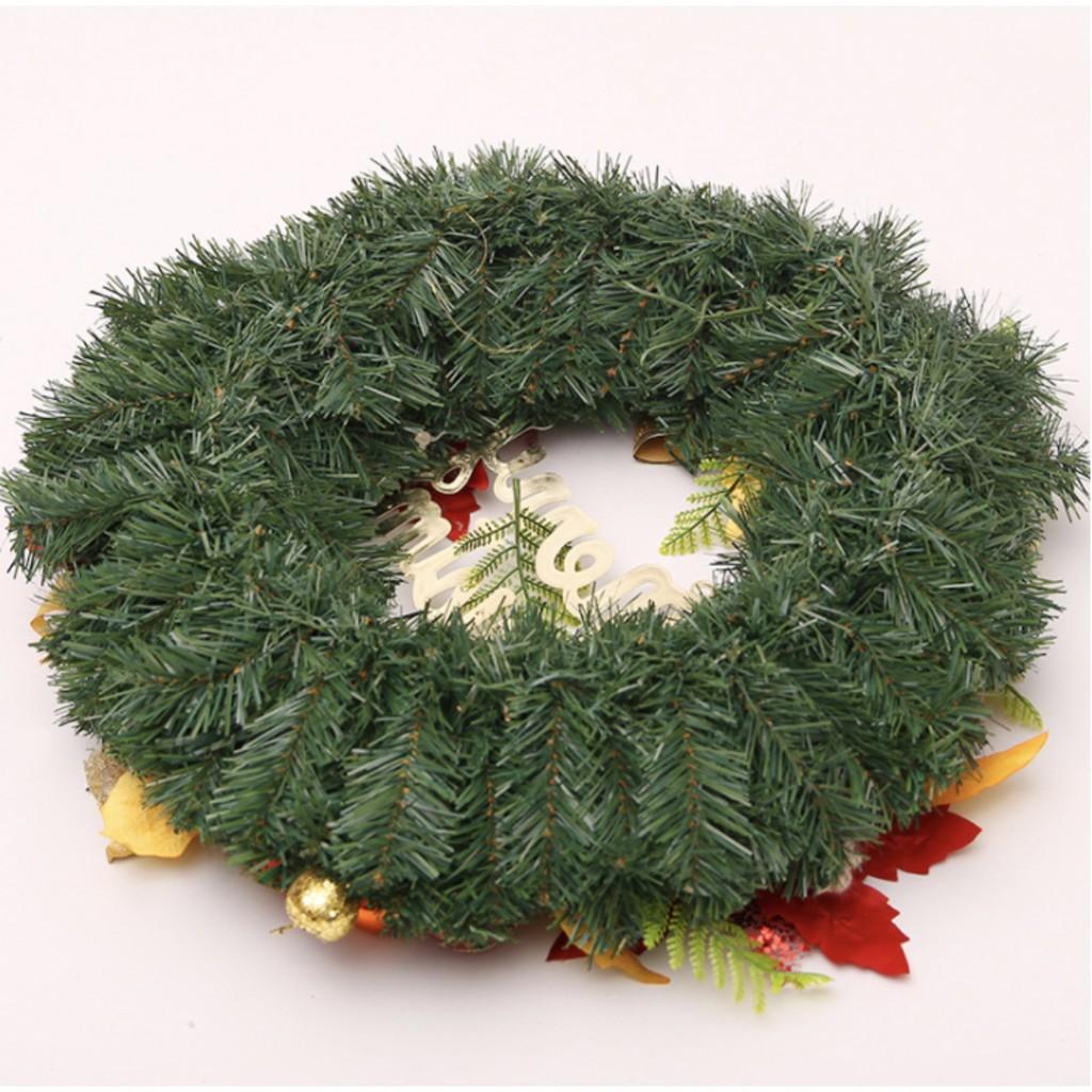 Phụ kiện Vòng hoa trang trí Giáng Sinh Christmas Peacock Wreath Door 60CM - AsiaMart