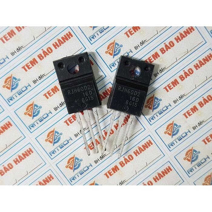 combo 4 con RJH60D2, RJH60D2DPP IGBT 12A/600V TO-220F - hàng chính hãng