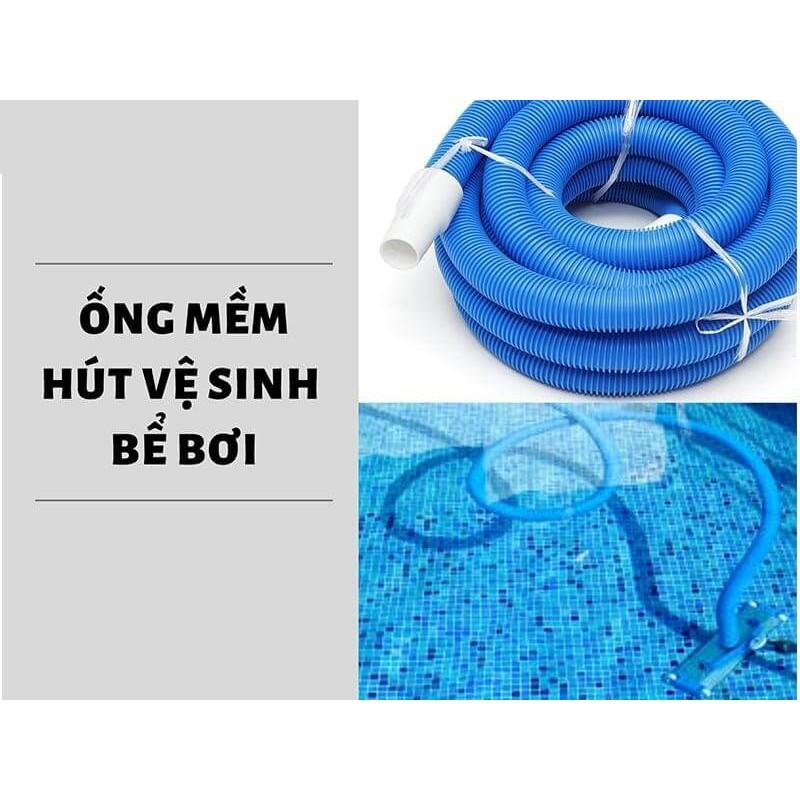 Ống mềm bể bơi dài 9 mét dùng hút đáy vệ sinh bể