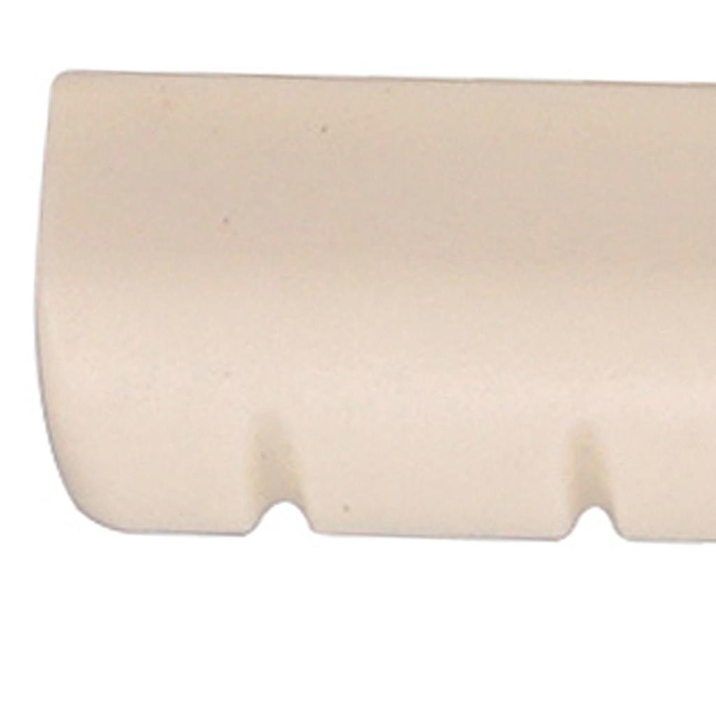 2 Pcs Guitar Slotted Nut For Classcial 6 String Guitar Parts Beige Color