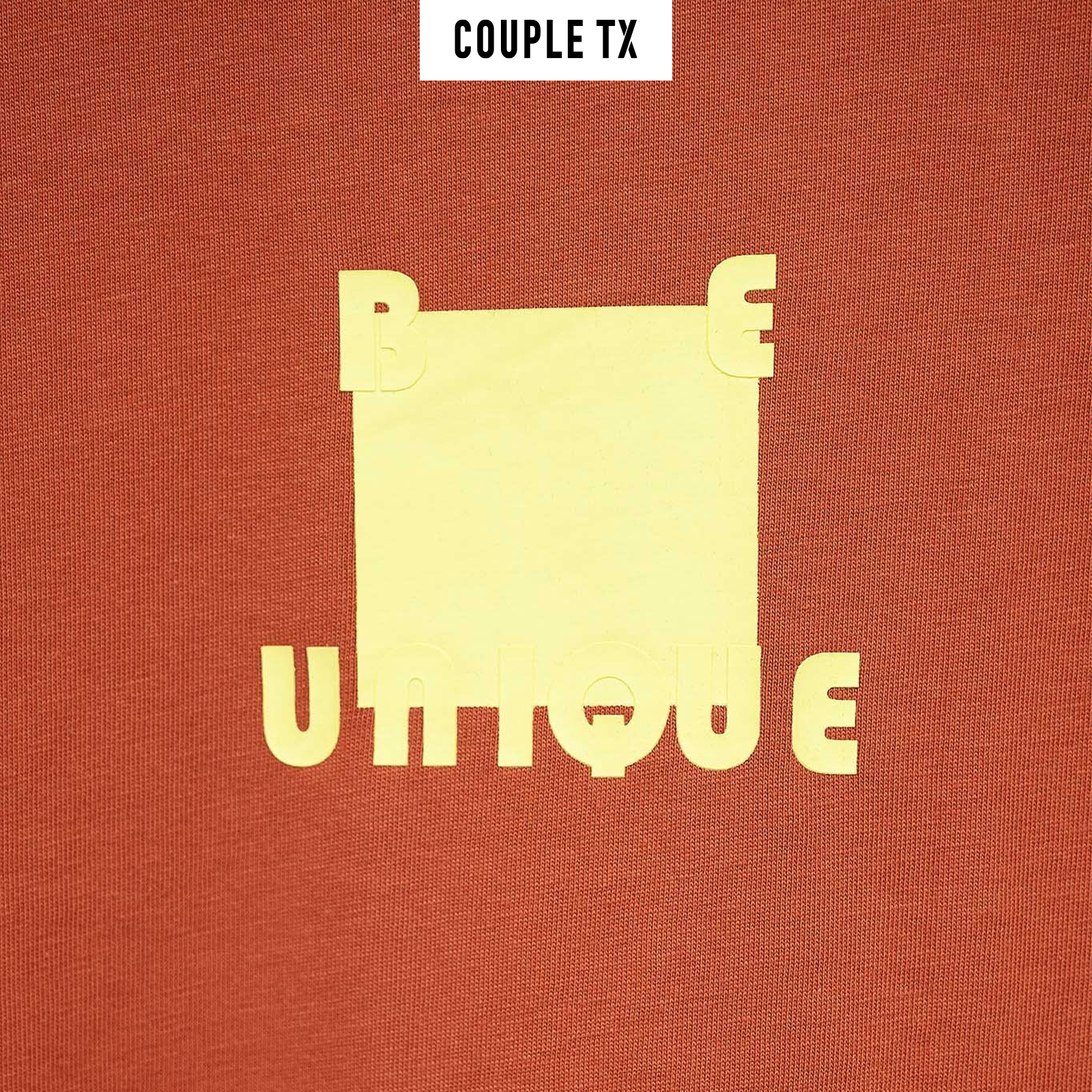 COUPLE TX - Áo Thun Nam Slim In Typo Be Unique MTS 1192