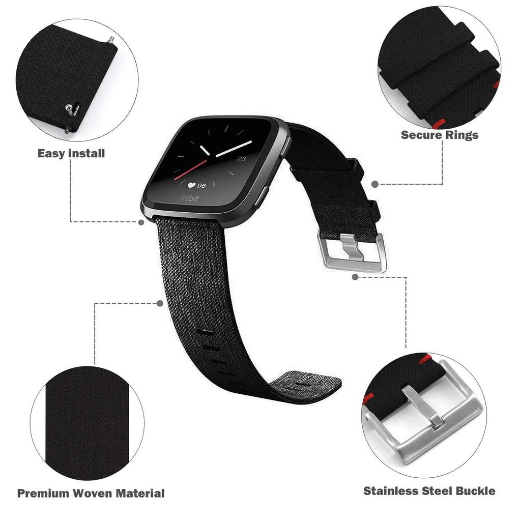 Dây đeo vải dệt cho đồng hồ thông minh Garmin Vivoactive 3