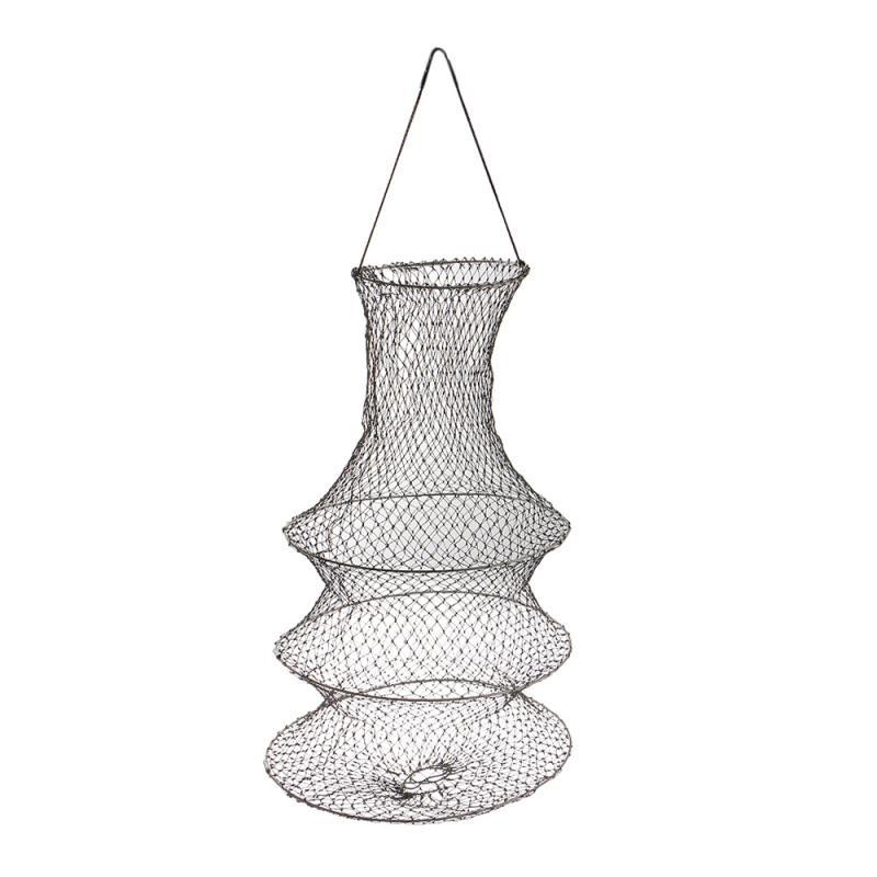 1PCS Fishing Net Cage Folding Fish Tackle Quick-drying Shrimp Net Fish Glue Shrimp Cage 60*34cm Fishing Net Tackle Accessories