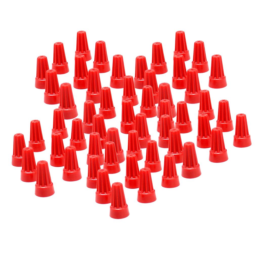 100PCS Winged Wire Connectors Twist-On Easy Screw On Caps Blue Assortment