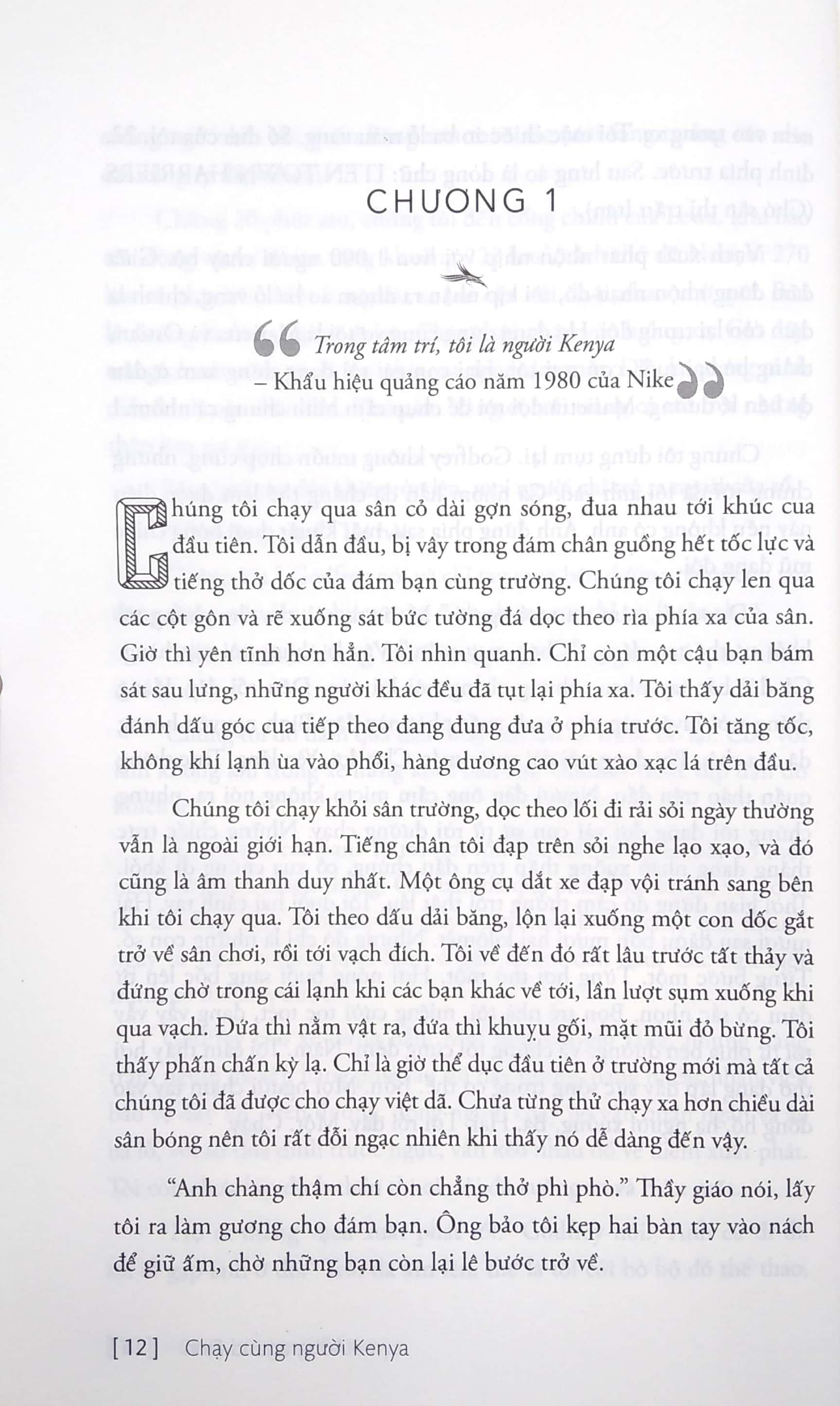 Sách Chạy Bộ Cùng Người Kenya - Đi Tìm Bí Mật Những Đôi Chân Gió