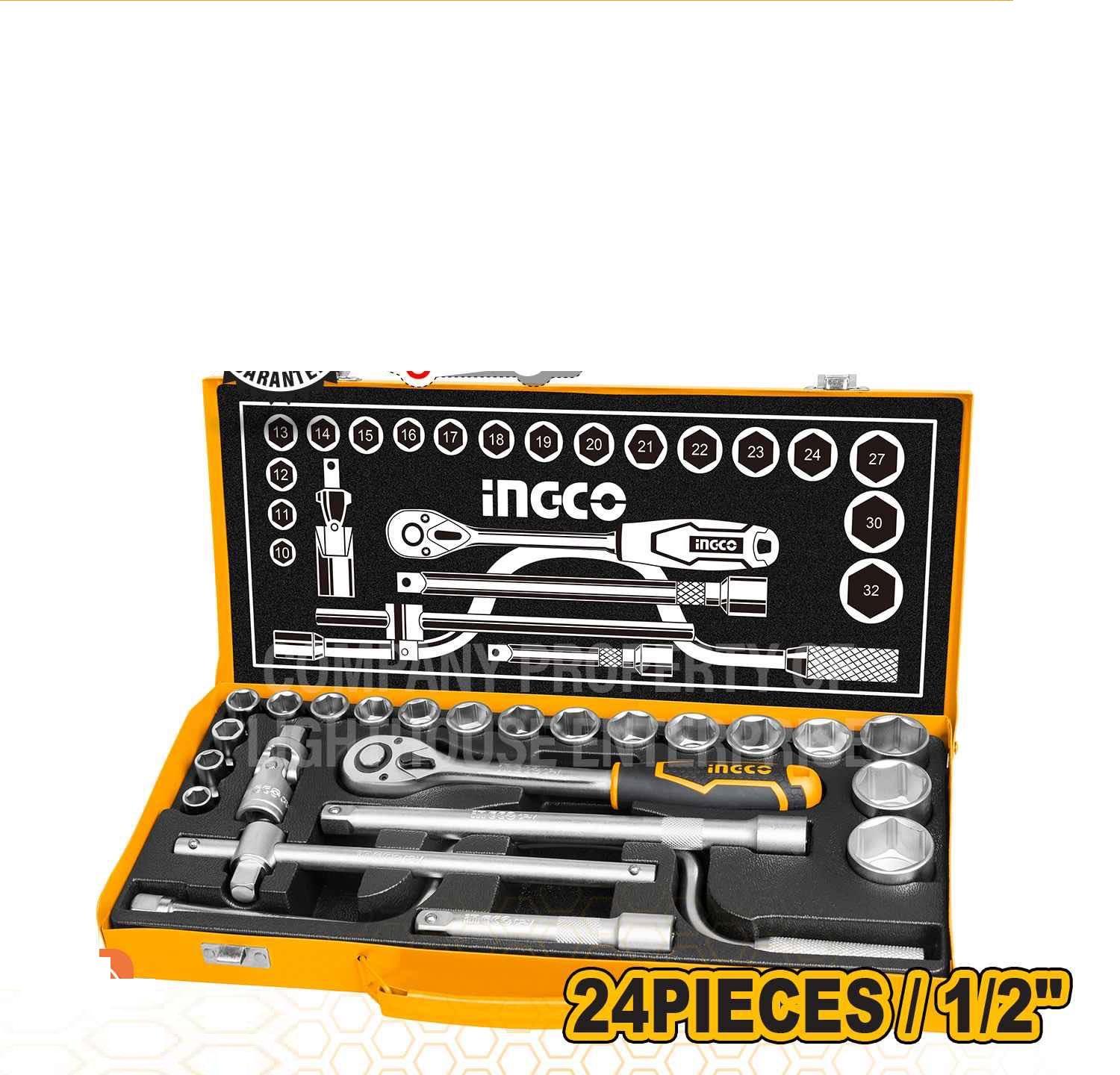 BỘ 24 CÁI ĐẦU TUÝP INGCO HKTS0243 - HÀNG CHÍNH HÃNG