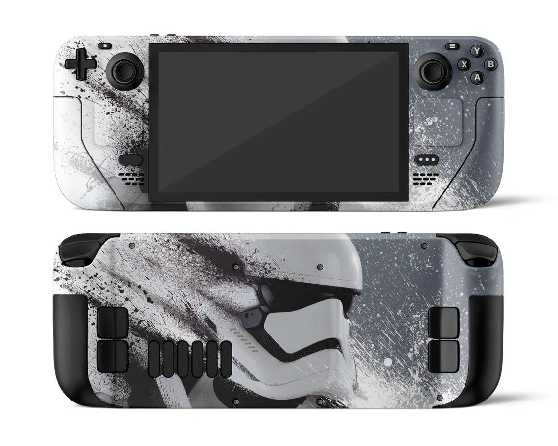 Skin decal dán Steam Deck mẫu Stars Wars Black (dễ dán, đã cắt sẵn chuẩn theo khuôn máy)