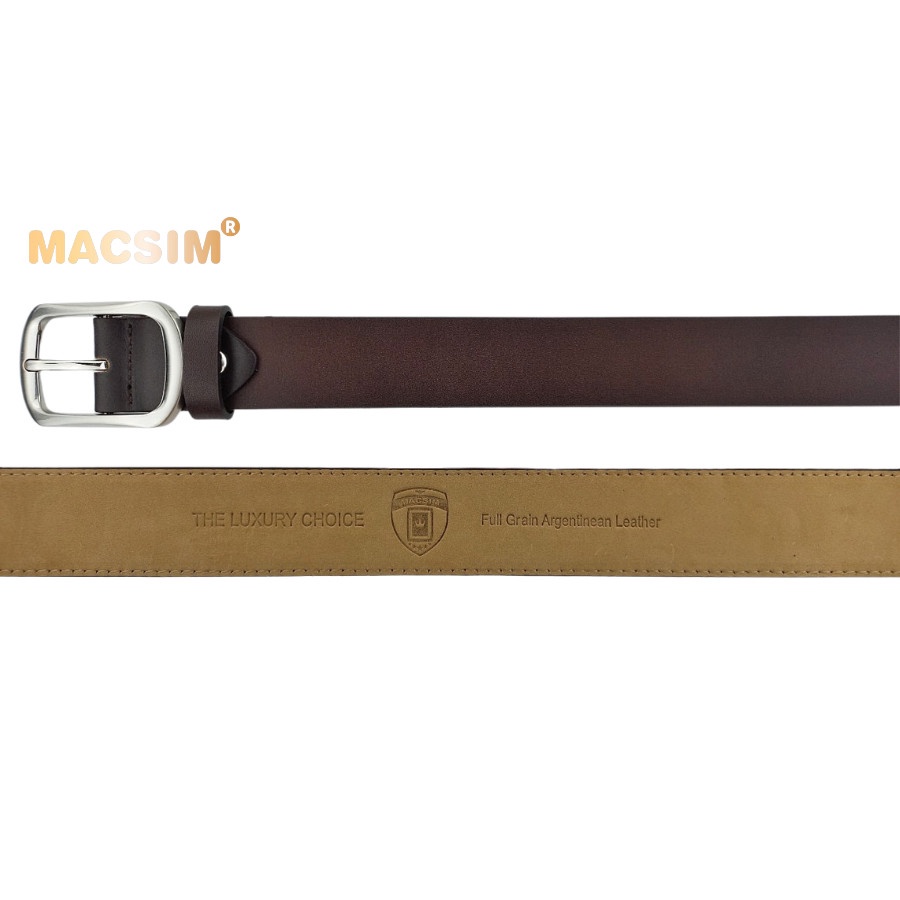 Thắt lưng nam da thật cao cấp nhãn hiệu Macsim MS032