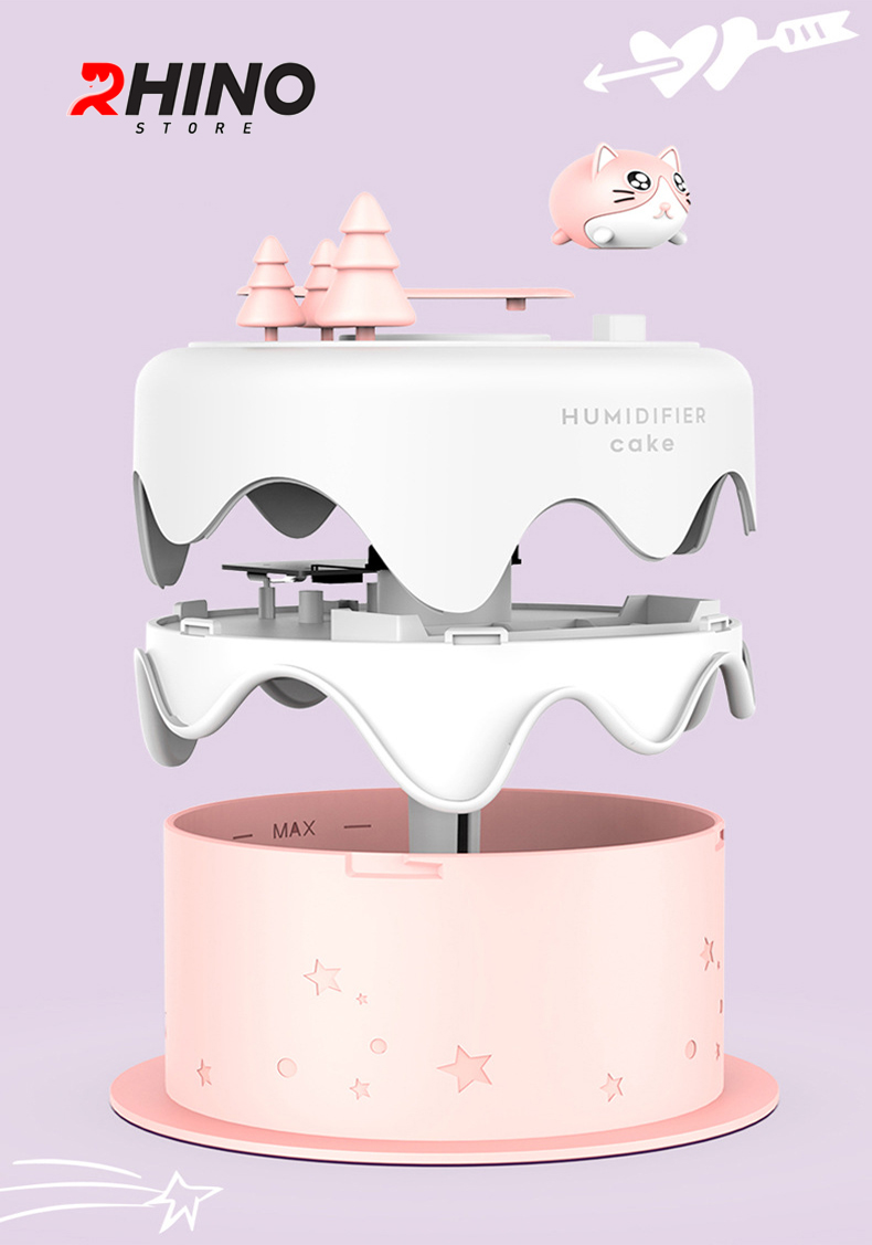 Máy phun sương cake sinh nhật Rhino H908 300ml 2 chế độ phun hàng chính hãng