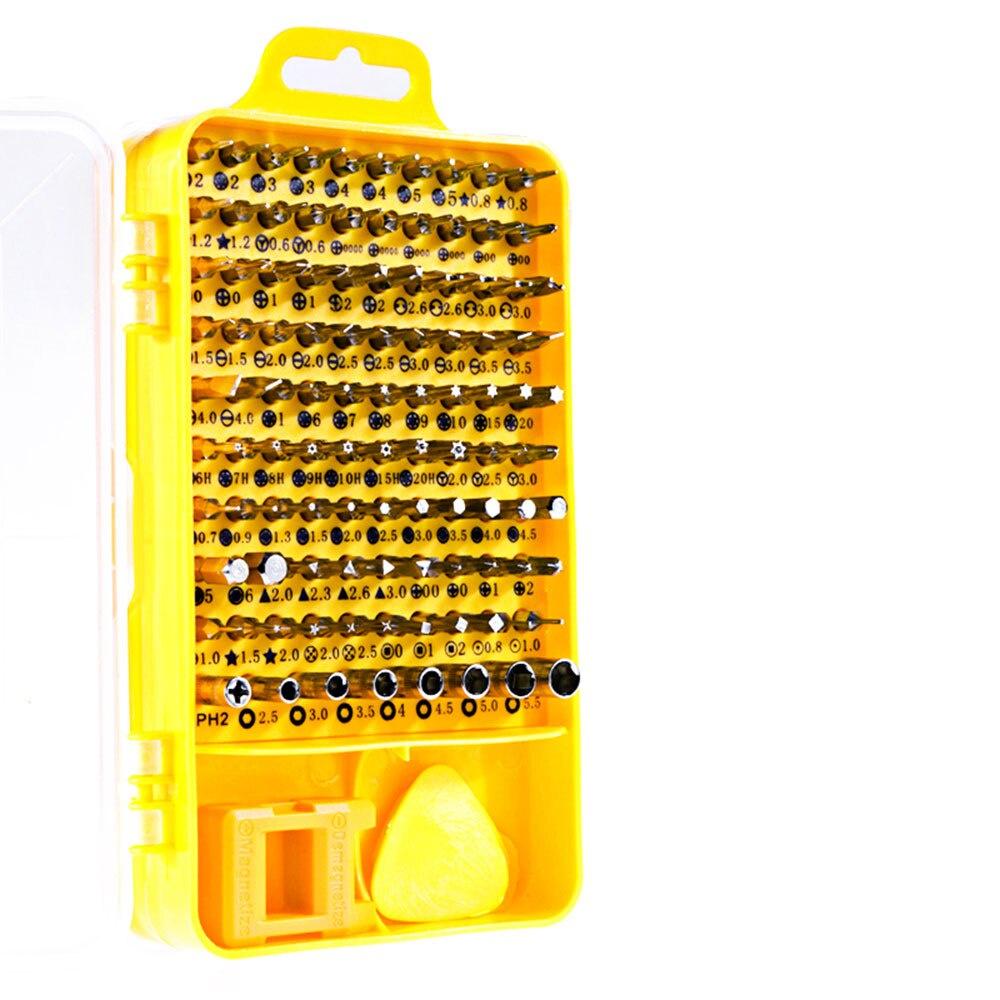 108 in 1 Screwdriver Set Multi-function Computer PC Mobile Phone Digital Electronic Device Repair Hand Home Tools Bit