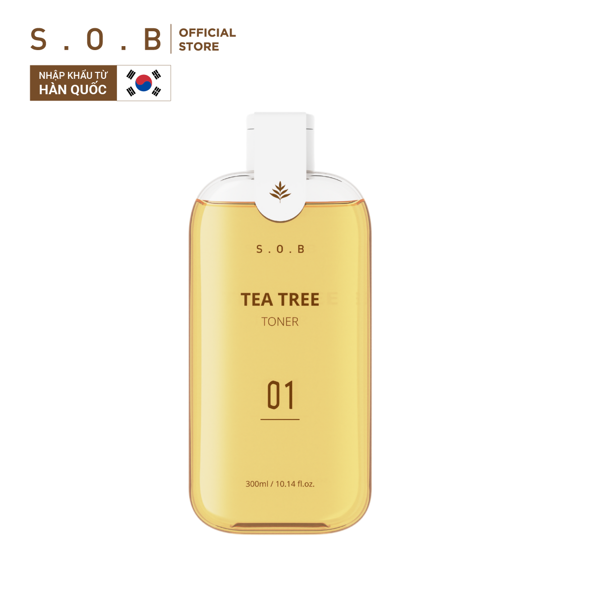 Toner cấp ẩm sáng da ngừa mụn S.O.B Tea Tree Toner