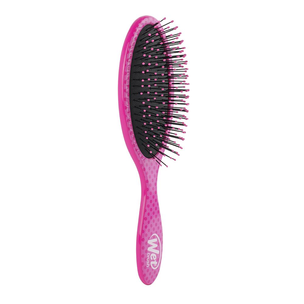 Lược Wet Brush Original Detangler Họa Tiết Hello Kitty Face Pink Gỡ Rối & Giảm Rụng Tóc 1 Cái