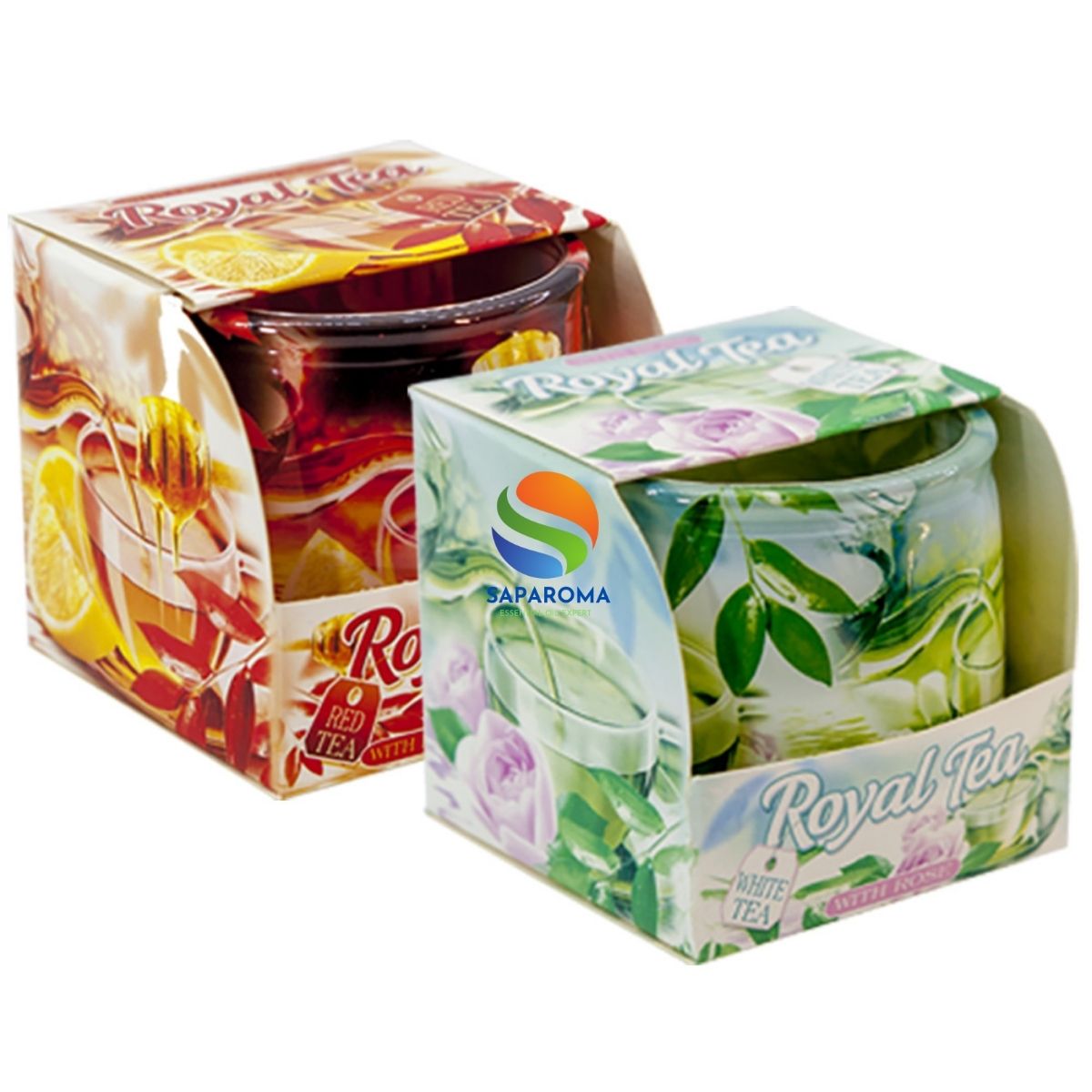 Combo 2 ly nến thơm tinh dầu Bartek Royal Tea 100g - trà hoàng gia, nến trang trí, thơm phòng, thư giãn, hỗ trợ khử mùi