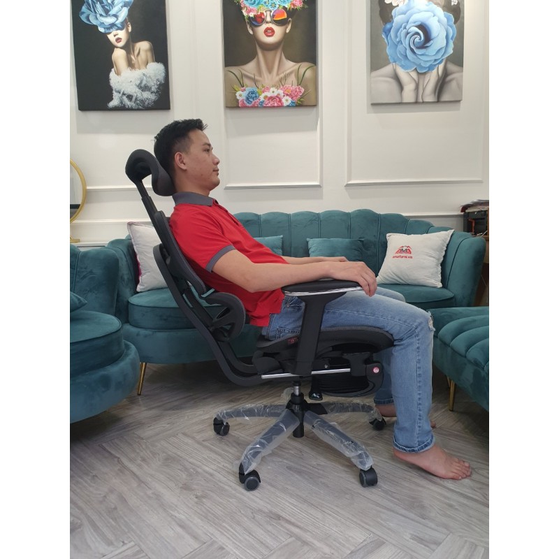 Ghế Làm Việc Công Thái Học - Ergonomics Ngả Lưng Thư Giãn AMA-CM-B187A-1