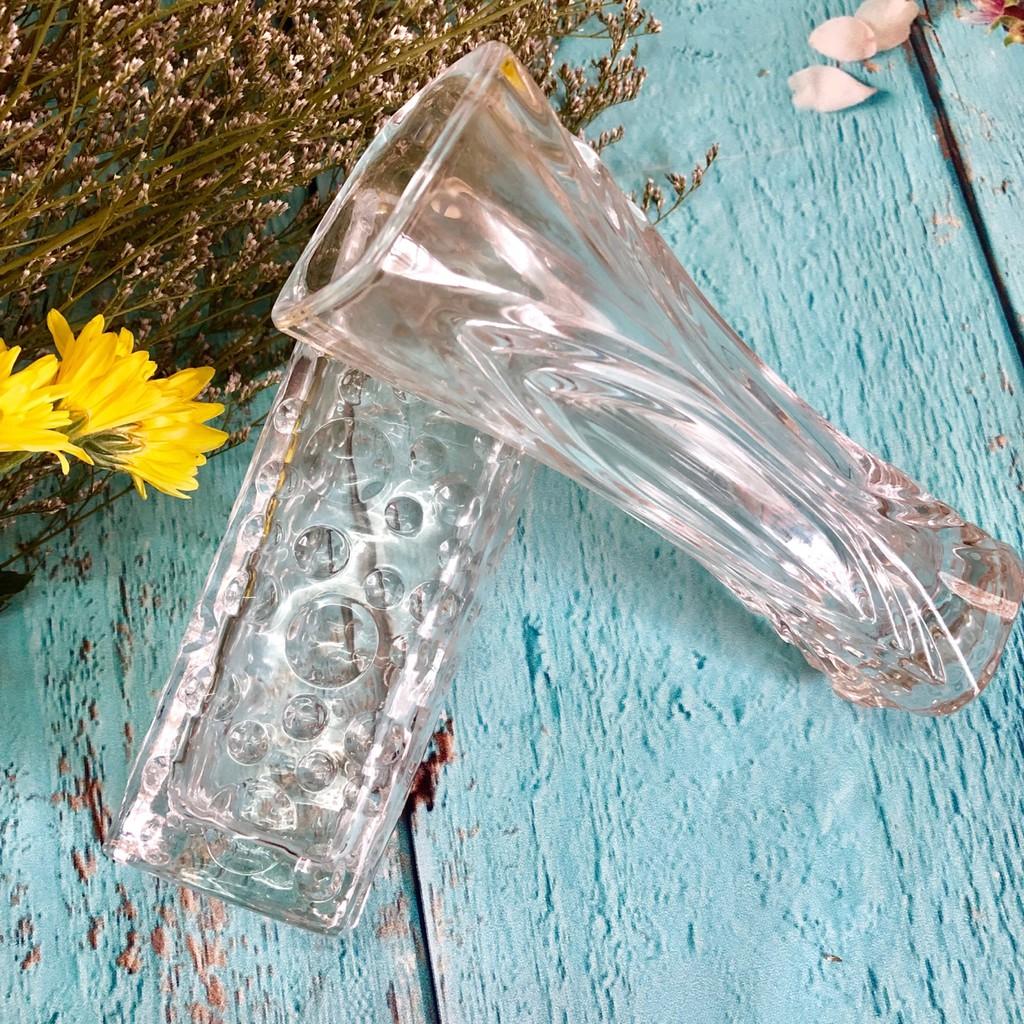 Bình Bông Thủy Tinh Mini - Lọ Hoa Mini 15 cm