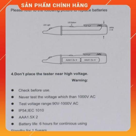 Bút thử điện thông minh- không chạm, an toàn- 206640-1