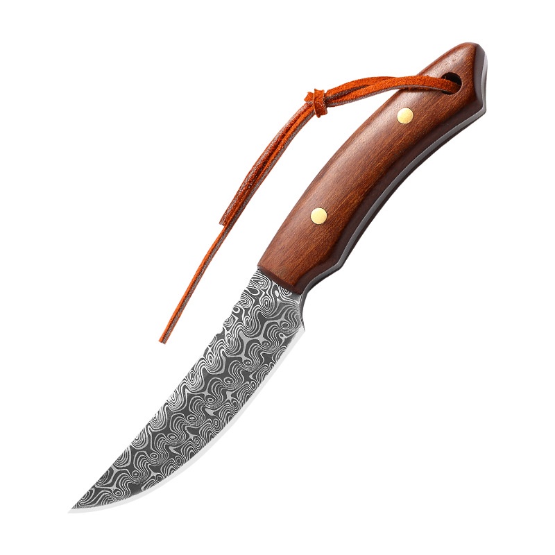 Dao Vân Damascus- Gọt Rau Củ Quả dài 18cm, dùng Thái Thịt